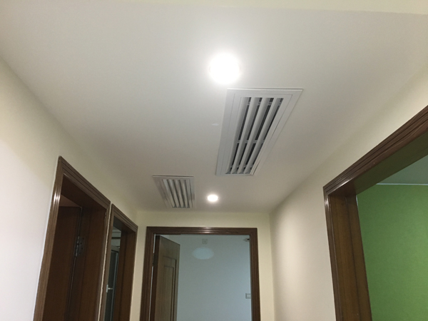 清澄北苑21号楼5单元格力多联空调+兰舍新风系统安装