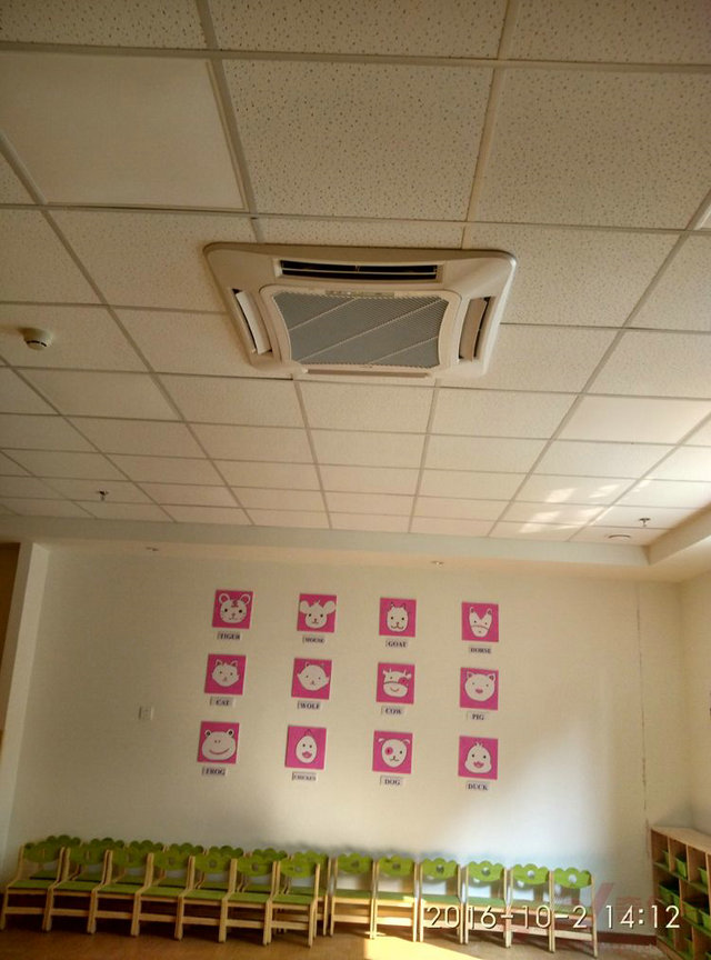 英语幼儿园格力多联机中央空调安装案例