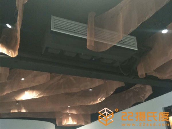 塞纳左岸咖啡店大金VR中央空调机安装案例