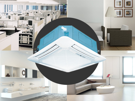 格力2匹/3匹四面出风天井机