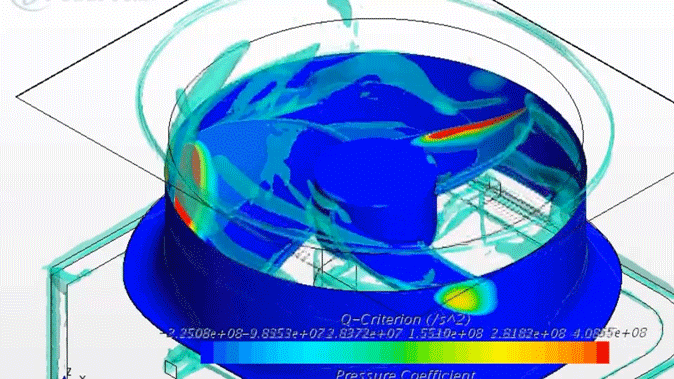 流线型大风量风扇