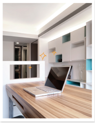 日立UX变频系列风管机2.5/3HP安装效果