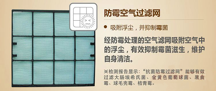 大金挂壁式室内机防霉空气过滤网