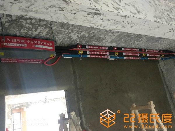 家用小型中央空调的管路安装