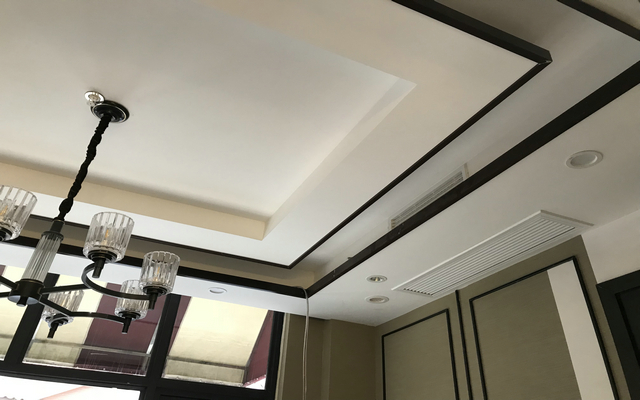 格力一拖一风管机安装风口效果